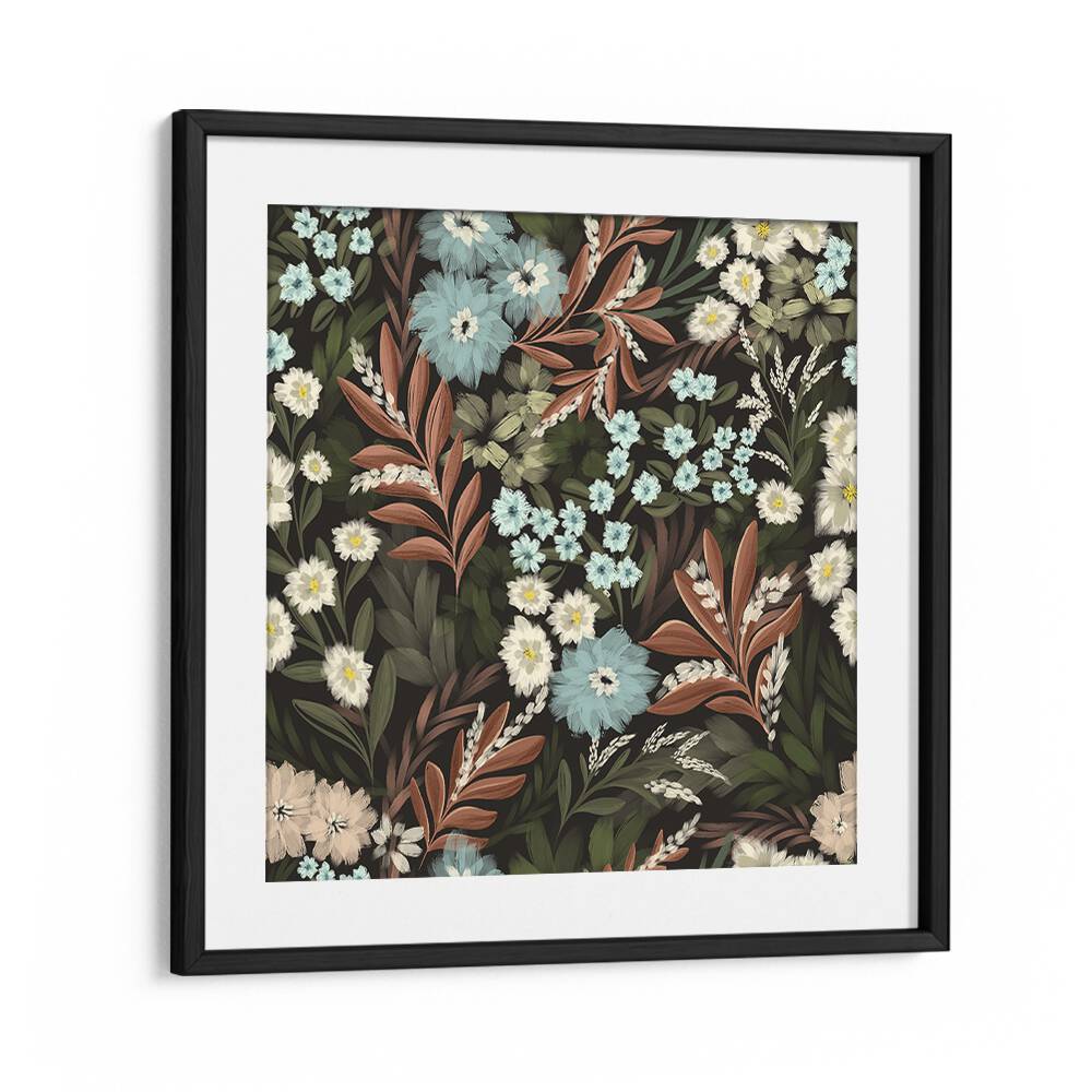 FOREST BOTANICALS , FLORAL FLOWER PAINTINGS