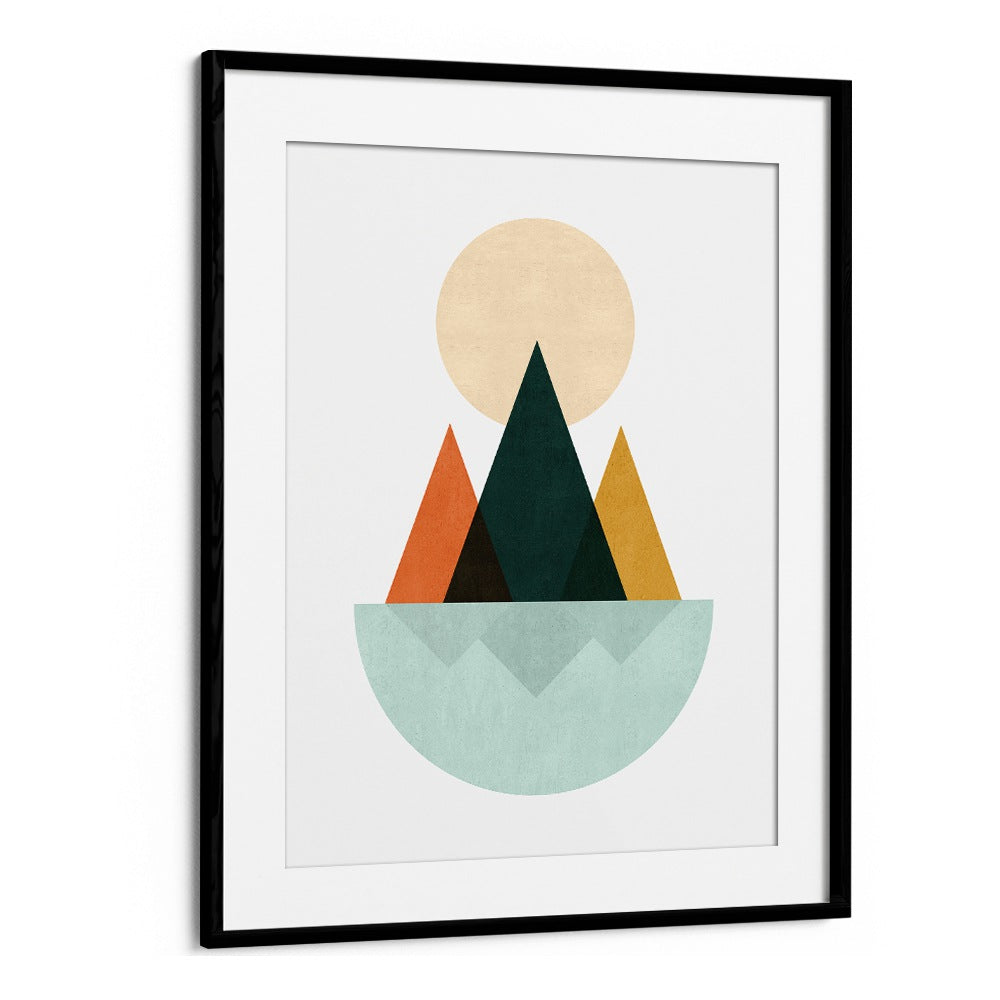 GEOMETRIC LANDSCAPE , ABSTRACT PAINTINGS , ABSTRACT ART PRINTS