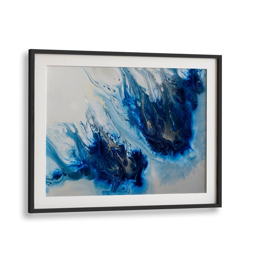 Vibrant blue hues in the POPULAR - VIBRANCE, ABSTRACT PAINTINGS elevate your home's artistic appeal.