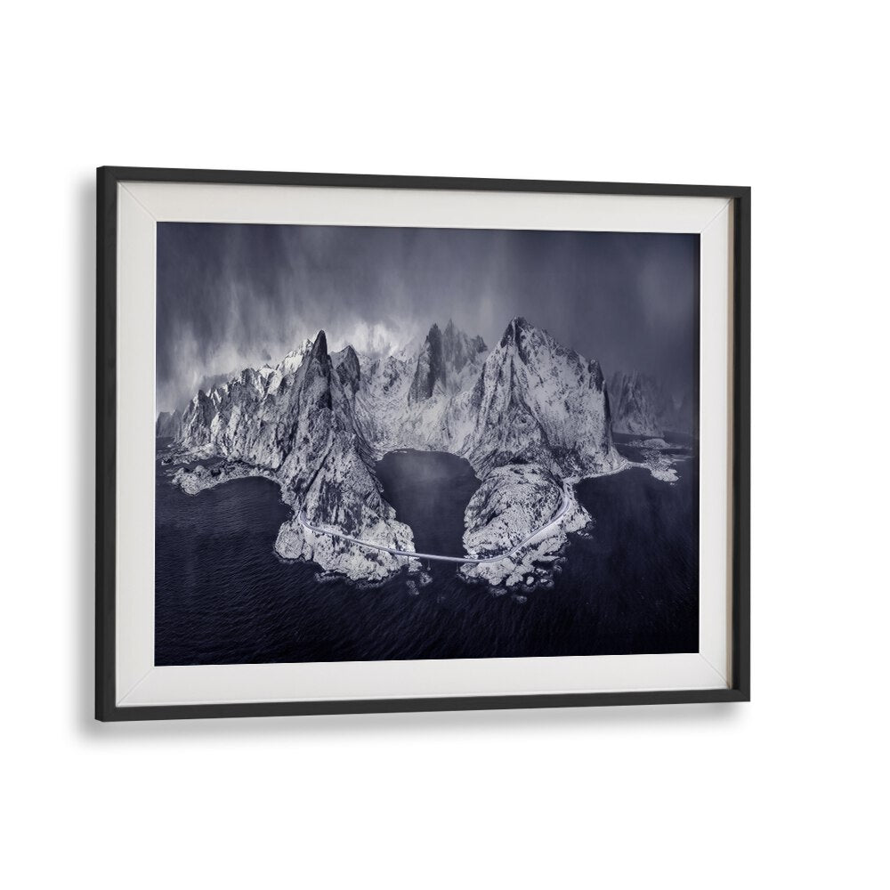 LOFOTEN IN A STORMY DAY - BW BY MICHAEL ZHENG , LANDSCAPE PHOTO PRINTS