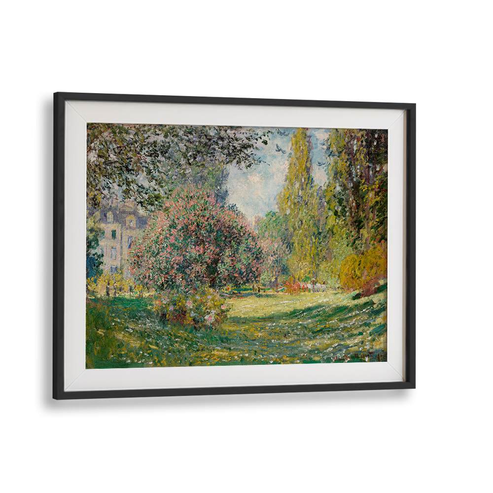 LANDSCAPE THE PARC MONCEAU (1876) , VINTAGE PAINTINGS