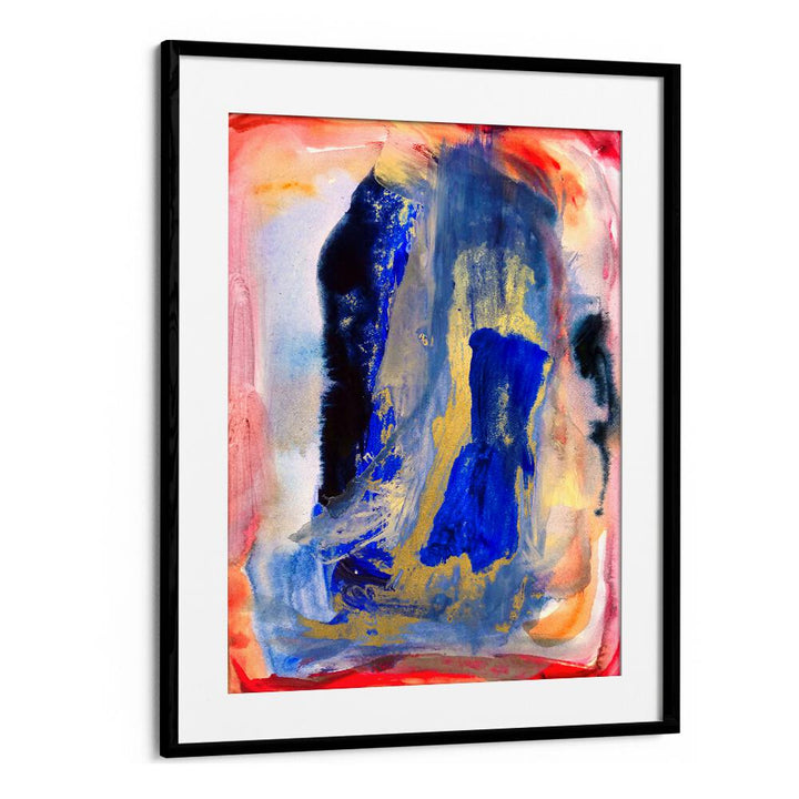 Vibrant colors blend beautifully in PASSION II, ABSTRACT PAINTINGS, perfect for modern decor.