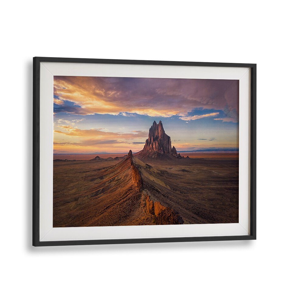 Stunning SHIPROCK II, PHOTOGRAPHY PRINTS showcasing breathtaking landscapes, perfect for nature lovers and art enthusiasts.