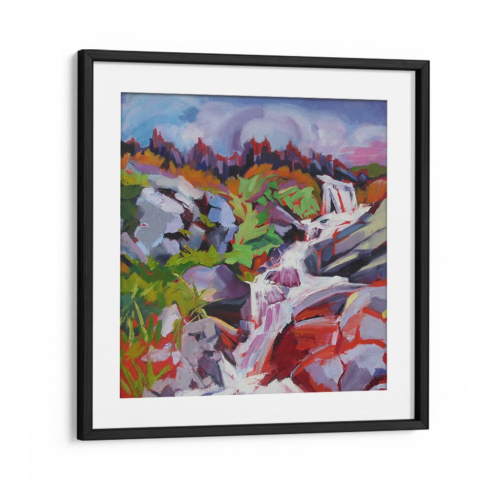 WATERFALL , LANDSCAPE PAINTINGS