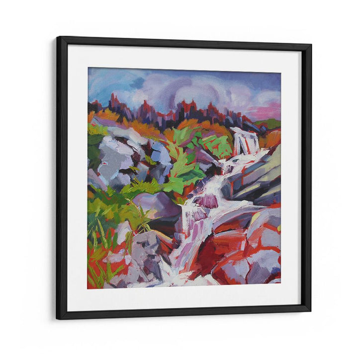 WATERFALL , LANDSCAPE PAINTINGS