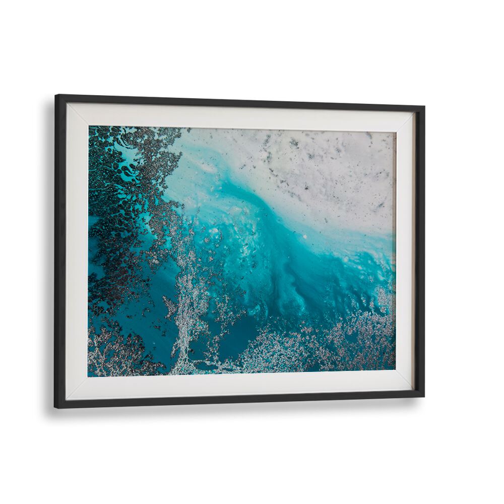 Vibrant TURQUOISE WATERS, ABSTRACT PAINTINGS add a serene touch to modern spaces with bold hues and captivating textures.