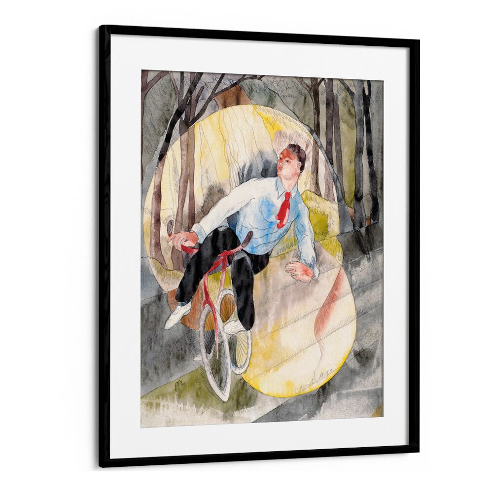 IN VAUDEVILLE, THE BICYCLE RIDER (1919)  , VINTAGE PAINTINGS