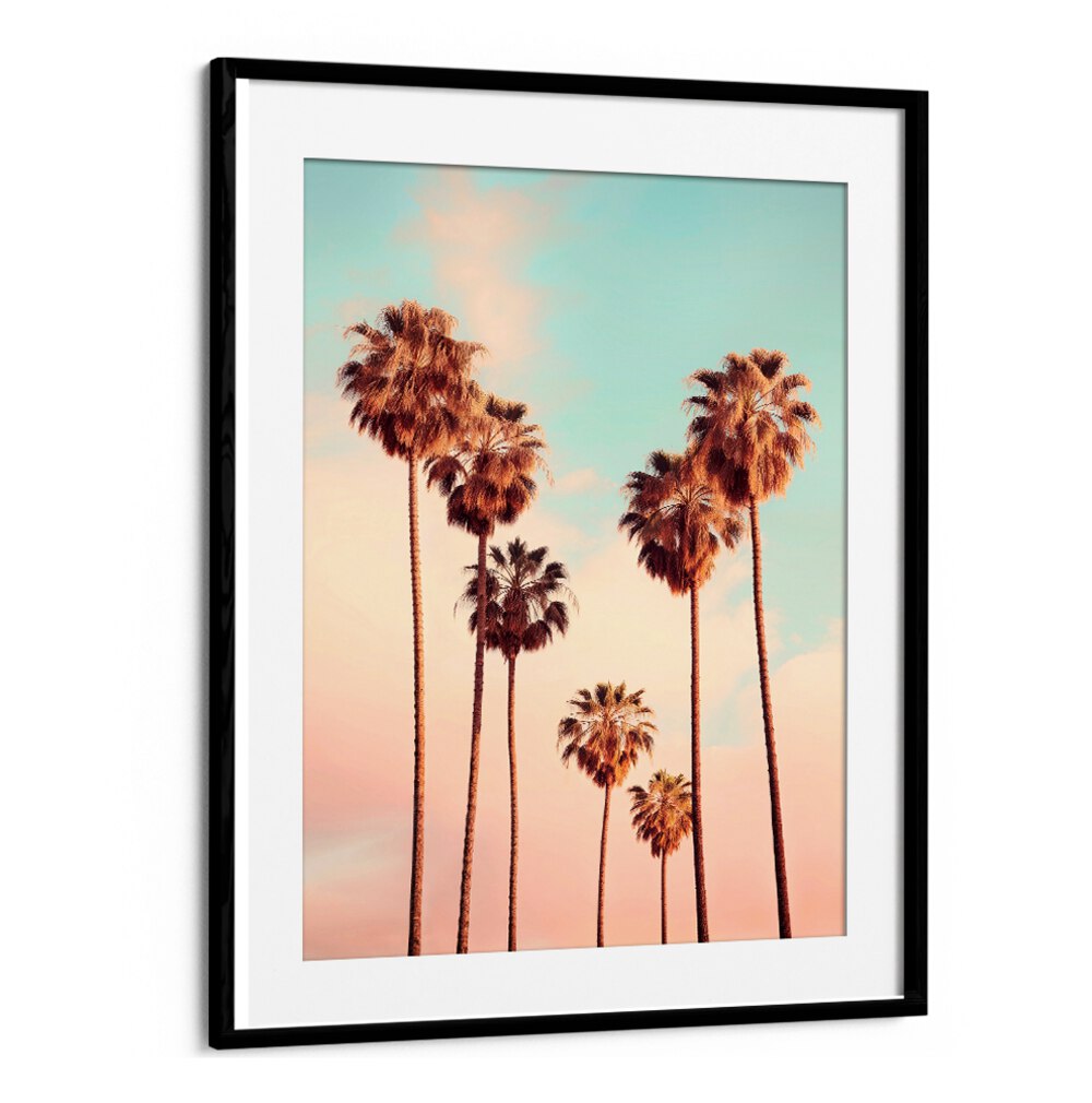 Stunning WESTWOOD PALM TREES, BEACH PAINTINGS capture tropical beauty, perfect for enhancing any garden or patio space.
