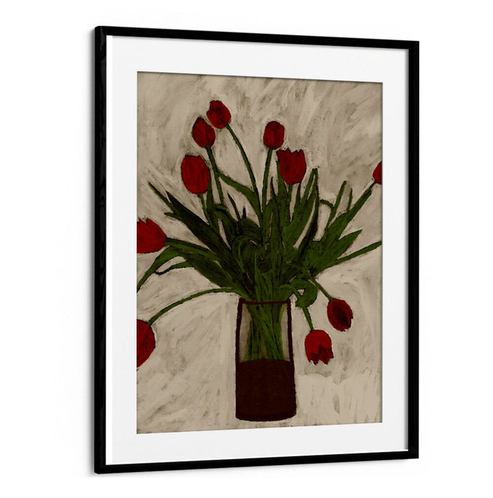 BOUQUET OF TULIPS ,  FLORAL FLOWER PAINTINGS
