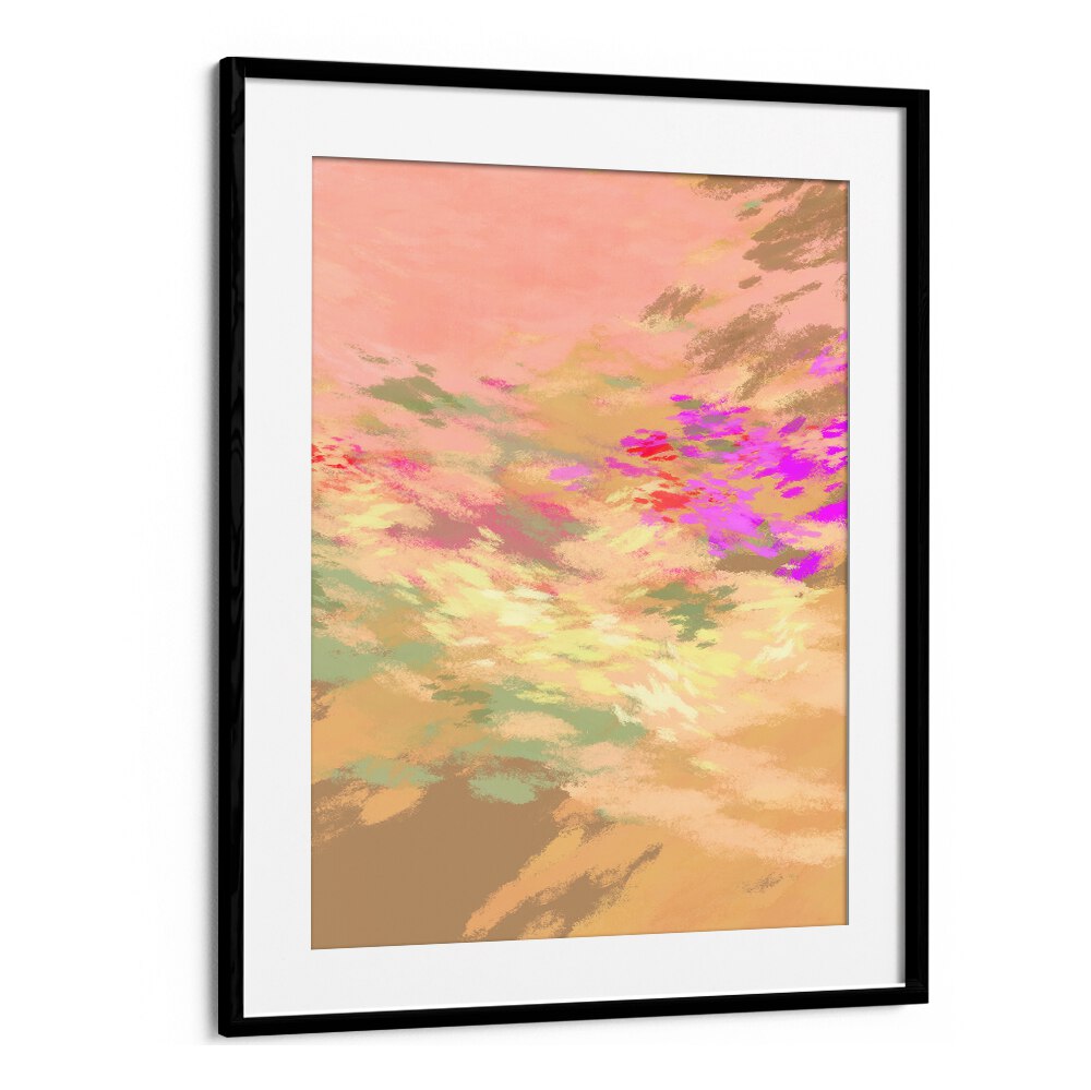 Colorful abstract painting titled "LAZY SUMMER DAYS VII, ABSTRACT PAINTINGS," perfect for summer relaxation.