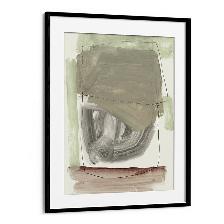 LINE AND SHAPE III, ABSTRACT PAINTINGS features a captivating blend of colors, perfect for modern home decor.