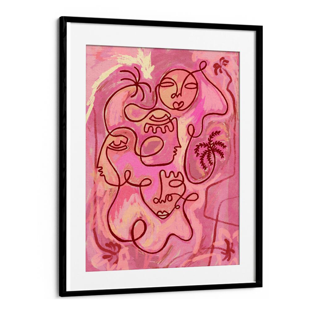 ESCAPE TO PEACE , BOHO ART PAINTINGS