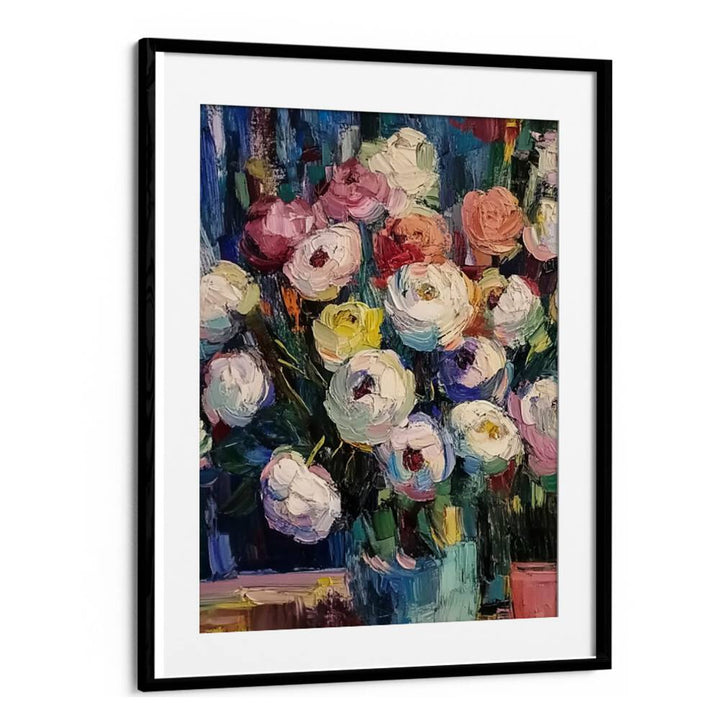 Elegant floral artwork, FLOWER IN A VASE II, brightens any space with its vibrant colors and modern design.