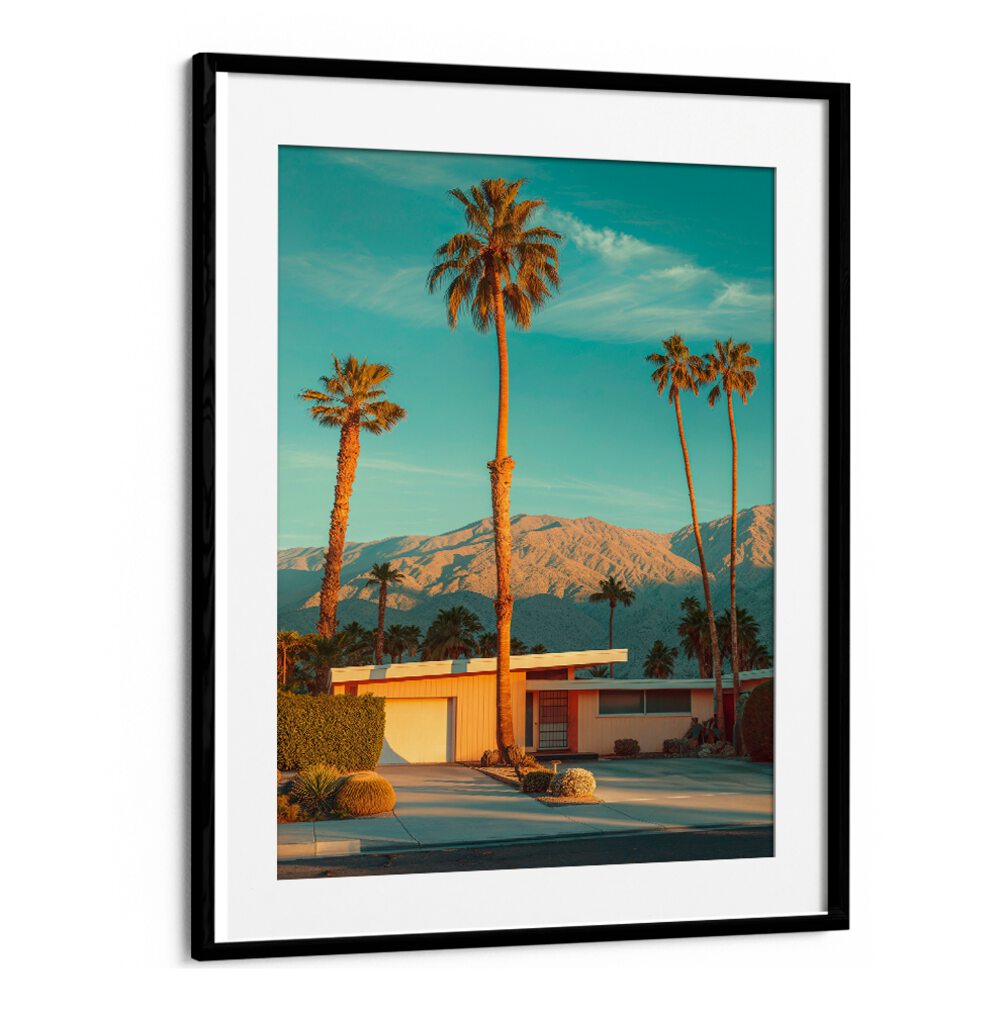 Stunning FAMOUS PALM SPRINGS, BEACH PAINTINGS by Philippe Hugonnard, capturing California's vibrant desert oasis.