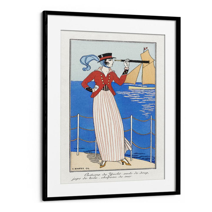 COSTUMES PARISIENS: COSTUME DE YACHT (1914) , VINTAGE PAINTINGS