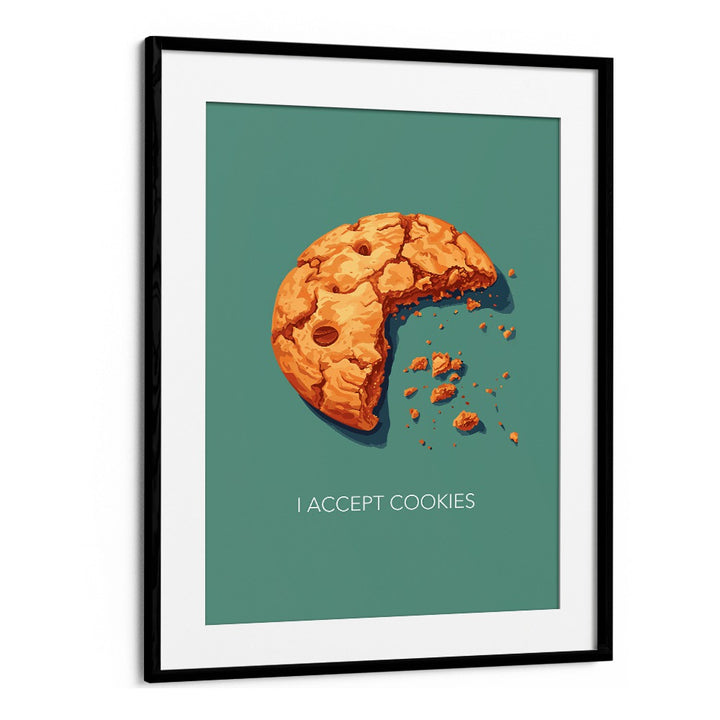 I ACCEPT COOKIES BY ANDREAS MAGNUSSON,  CAFE ART PRINTS , CAFE POSTERS