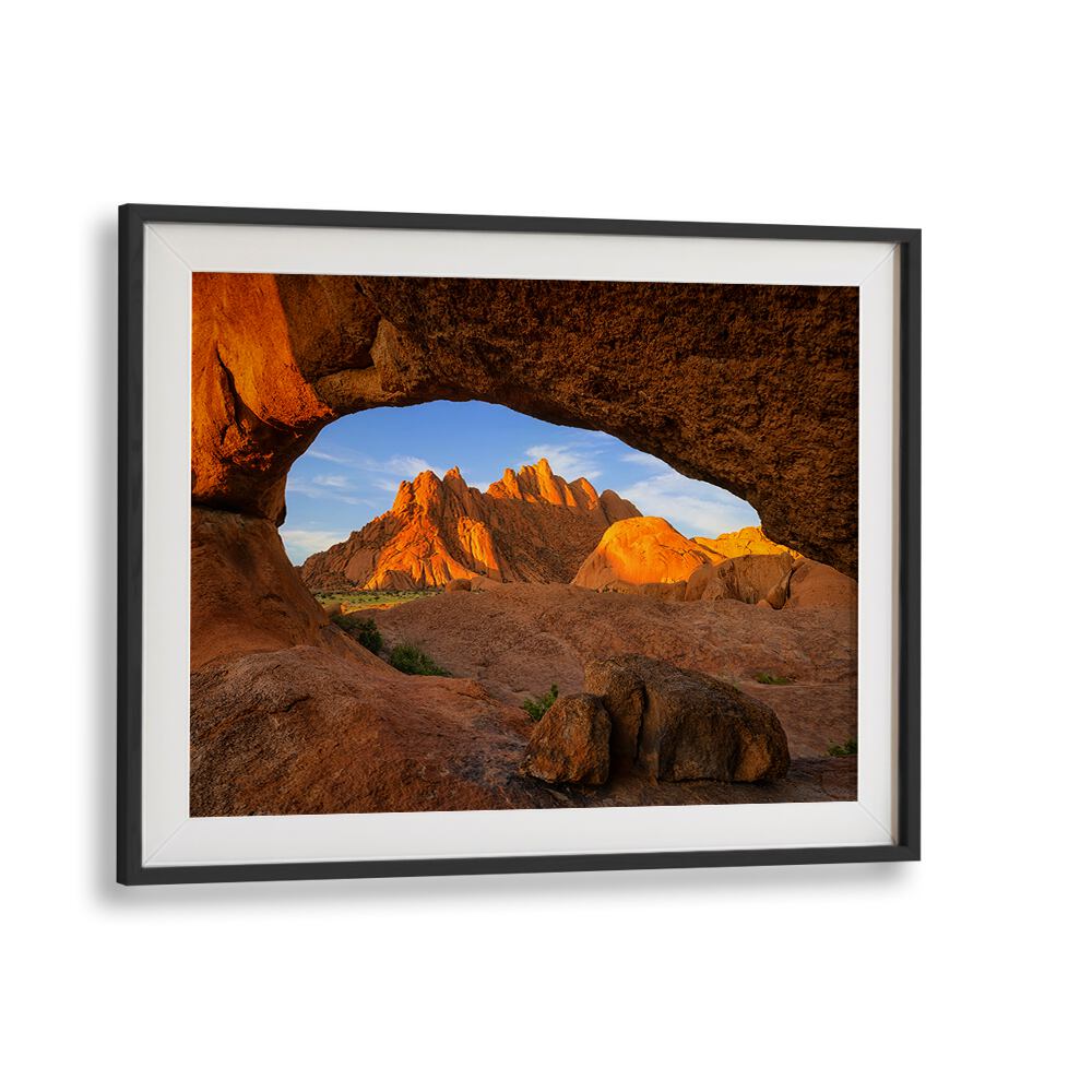 Framed SPITZKOPPEN, PHOTOGRAPHY PRINTS showcasing stunning landscapes and vibrant colors of this iconic location.