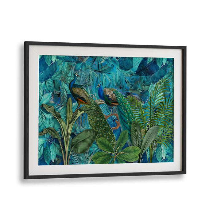 JUNGLE BIRDS GARDEN I BY ANDREA HAASE , WILDLIFE POSTERS, WILDLIFE PAINTINGS