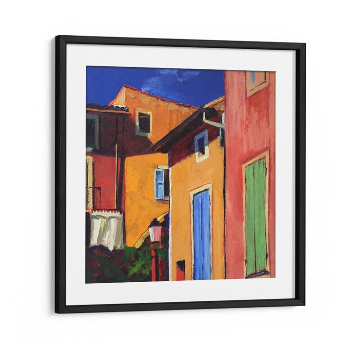COLOURFUL HOUSES , LANDSCAPE PAINTINGS