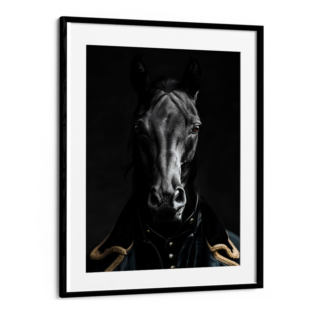 WILD SUITS - BLACK HORSE , ANIMAL PAINTINGS