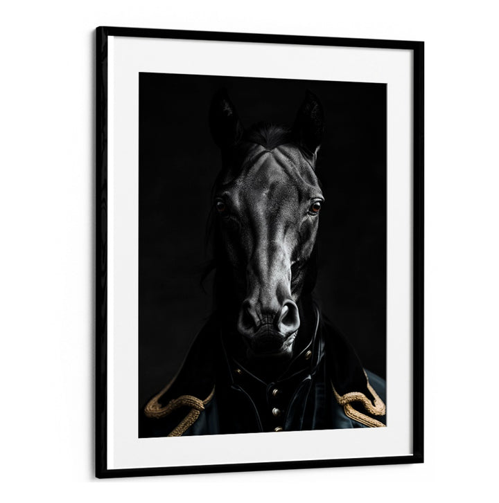 WILD SUITS - BLACK HORSE , ANIMAL PAINTINGS