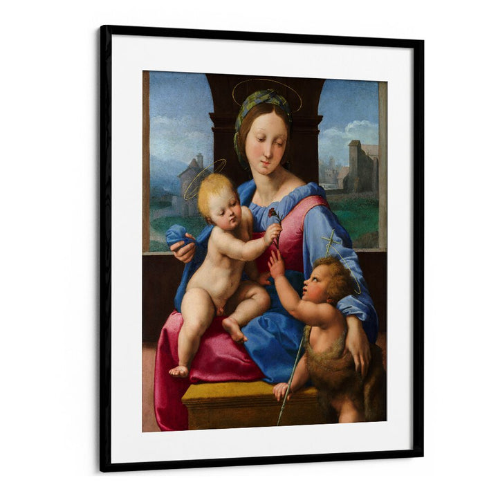 THE GARVAGH MADONNA (1509–1510) BY RAPHAEL RAFFAELLO , VINTAGE PAINTINGS