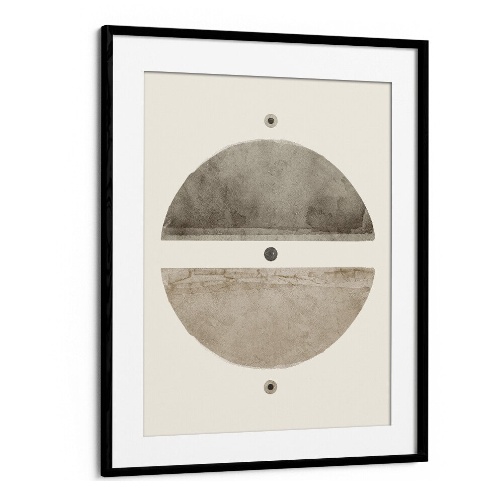 Sophisticated Taupe Enigma, Geometric Art Prints featuring abstract 3D shapes, perfect for modern decor.
