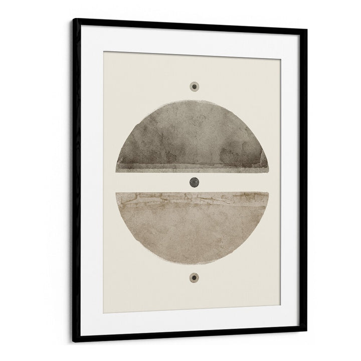 Sophisticated Taupe Enigma, Geometric Art Prints featuring abstract 3D shapes, perfect for modern decor.