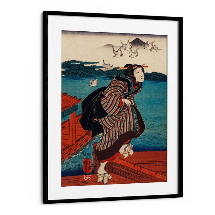 SANBASHI NO ONNA BY UTAGAWA KUNIYOSHI (1753-1806), JAPANESE PAINTINGS