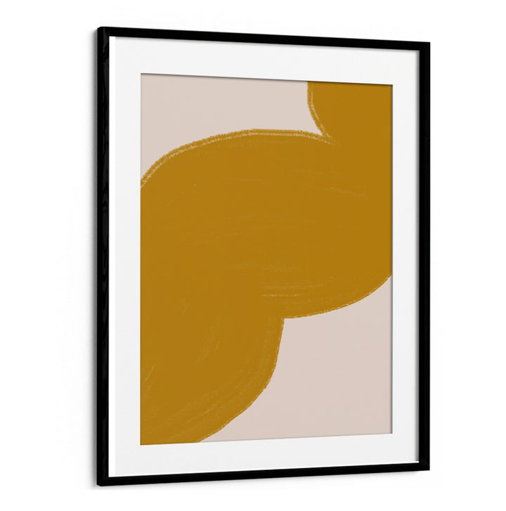 MUSTARD SHAPE ORGANIC , ABSTRACT PAINTINGS