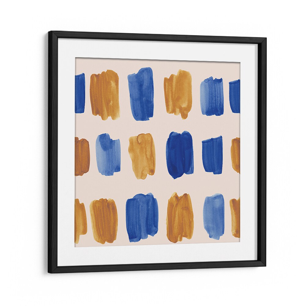 Vibrant WATERCOLOUR TILE XVI, ABSTRACT PAINTINGS, elevates home décor with its artistic, ceramic design.