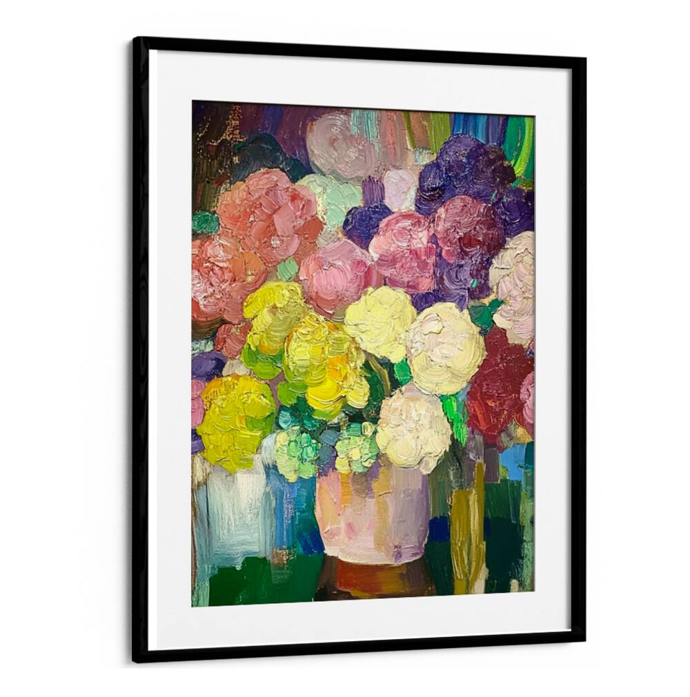 Brighten your space with FLOWER IN A VASE III, a stunning floral centerpiece perfect for home decor.