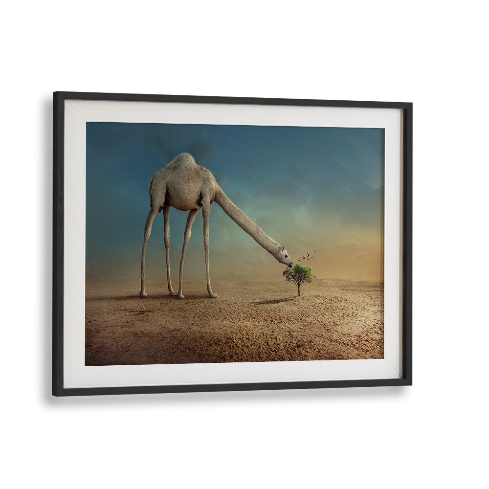 Surreal CAMEL AND TREE, PHOTOGRAPHY PRINTS showcasing a unique artistic vision perfect for any decor.