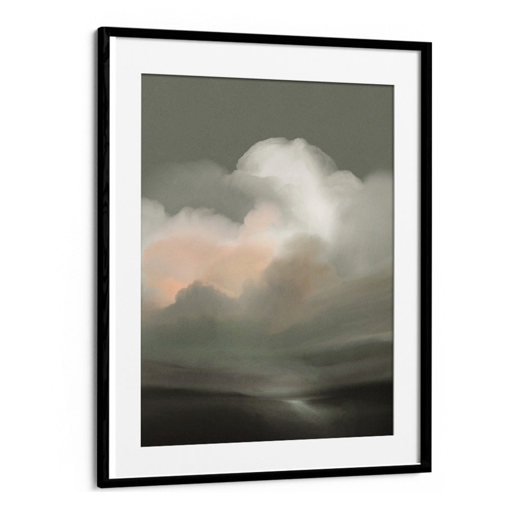 Stunning TEMPESTA, ABSTRACT PAINTINGS featuring soft clouds and muted colors, perfect for enhancing your living space.
