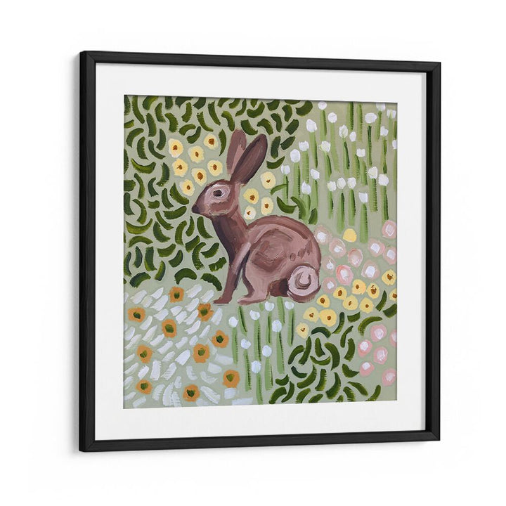 Vibrant COZY CORNER, ANIMAL PAINTINGS featuring a charming rabbit, perfect for enhancing your living space’s decor.