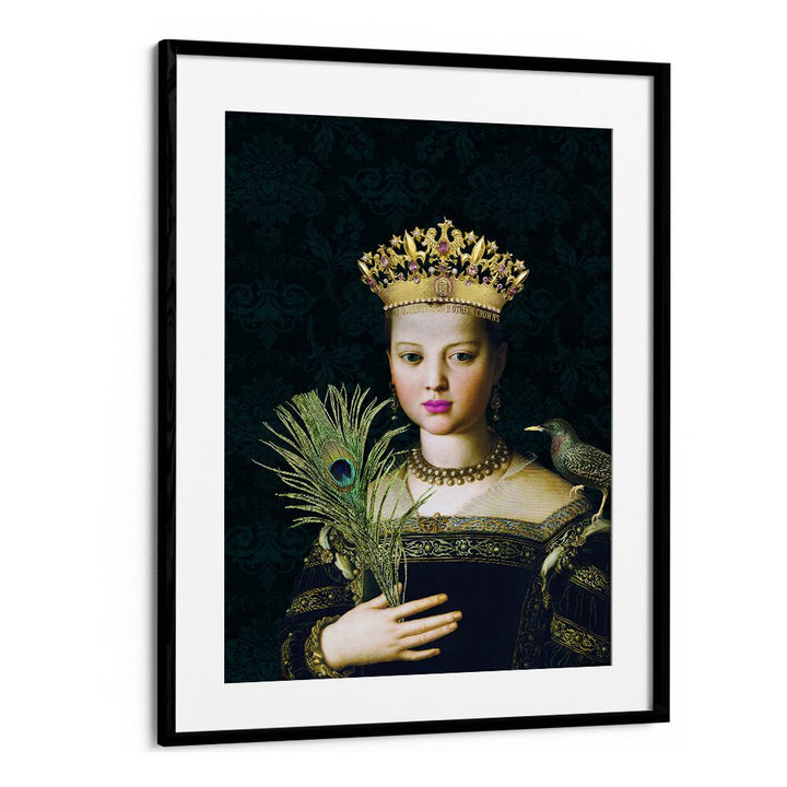 QUEEN CROWN , PORTRAITS & FIGURATIVE ILLUSTRATIONS