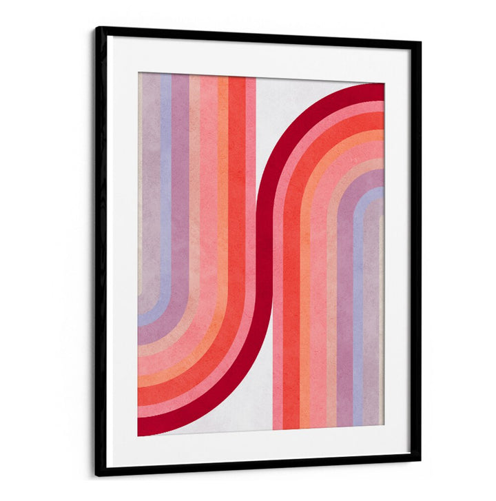 Colorful CURVED LINES, GEOMETRIC ART PRINTS bring vibrant energy and dynamic design to any space. Perfect for modern decor.