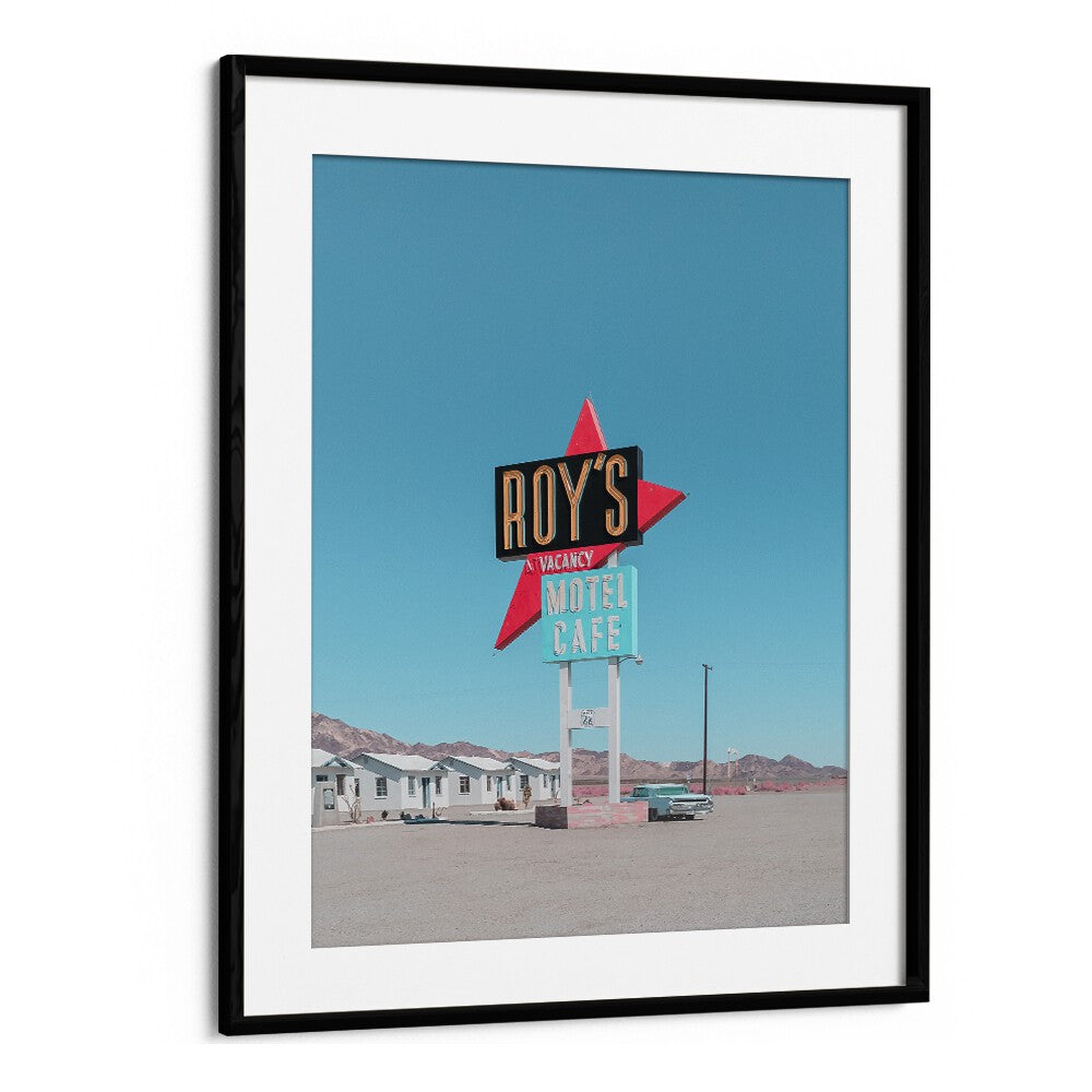 surreal painting - ROY'S MOTEL CAFE RETRO SIGN by Asianmonk