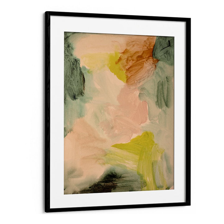 Colorful abstract painting titled "UNDER THE TREES, ABSTRACT PAINTINGS" by Blackmount, perfect for modern decor.