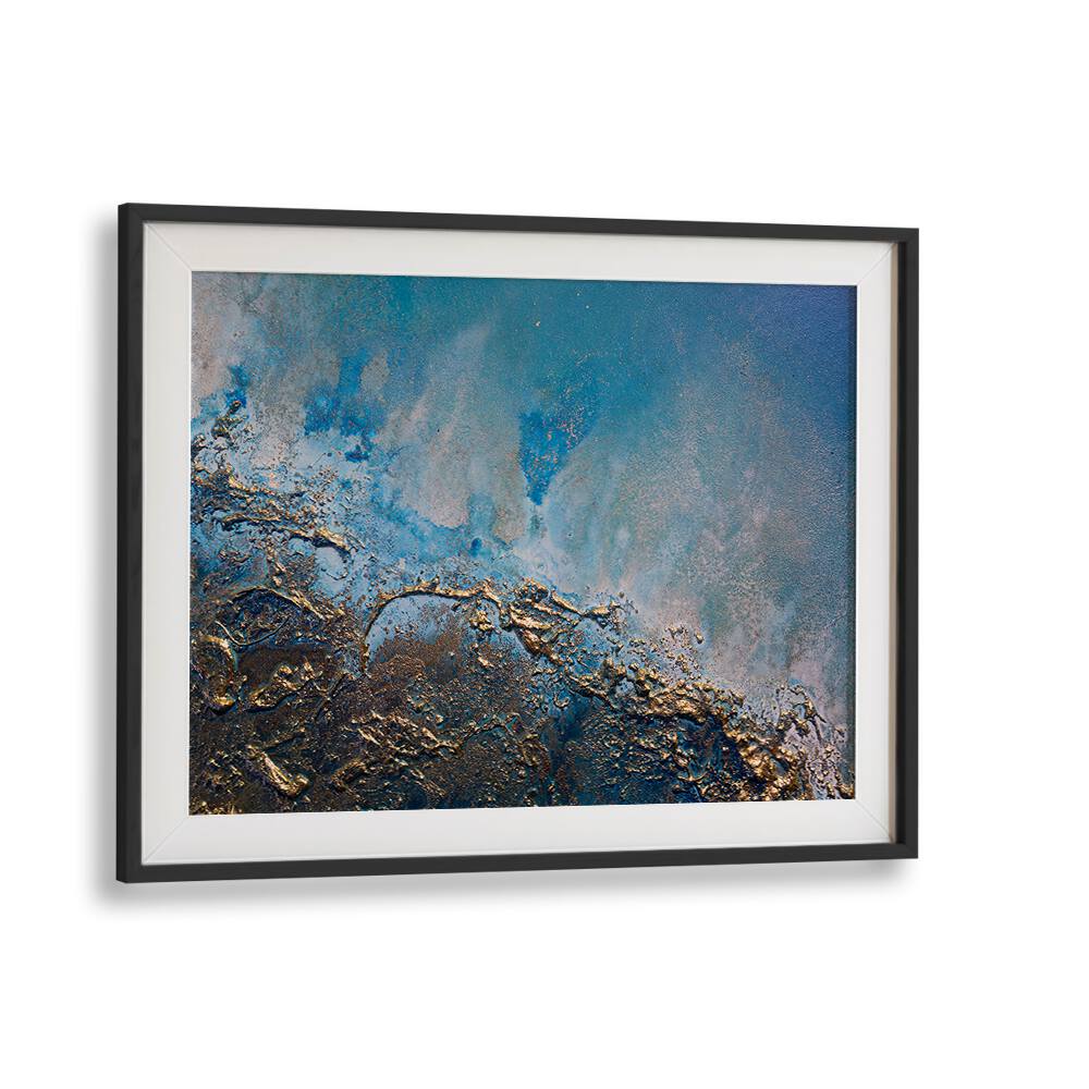 Stunning Earth and Sea Tones Abstract Paintings blend vibrant hues, perfect for transforming any space.