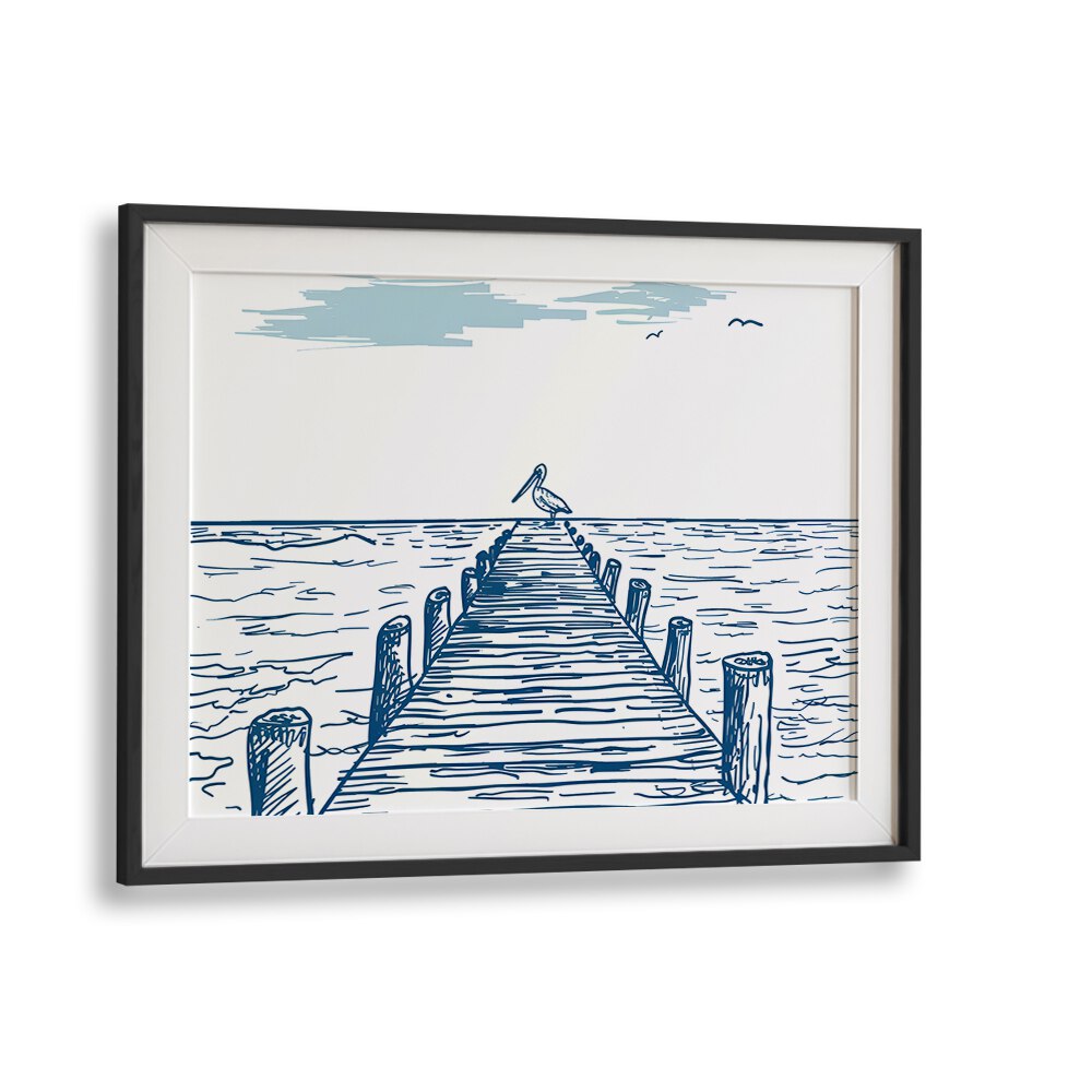 Elegant PELICAN PIER, BEACH PAINTINGS enhance your space with a relaxing coastal vibe, perfect for outdoor tranquility.