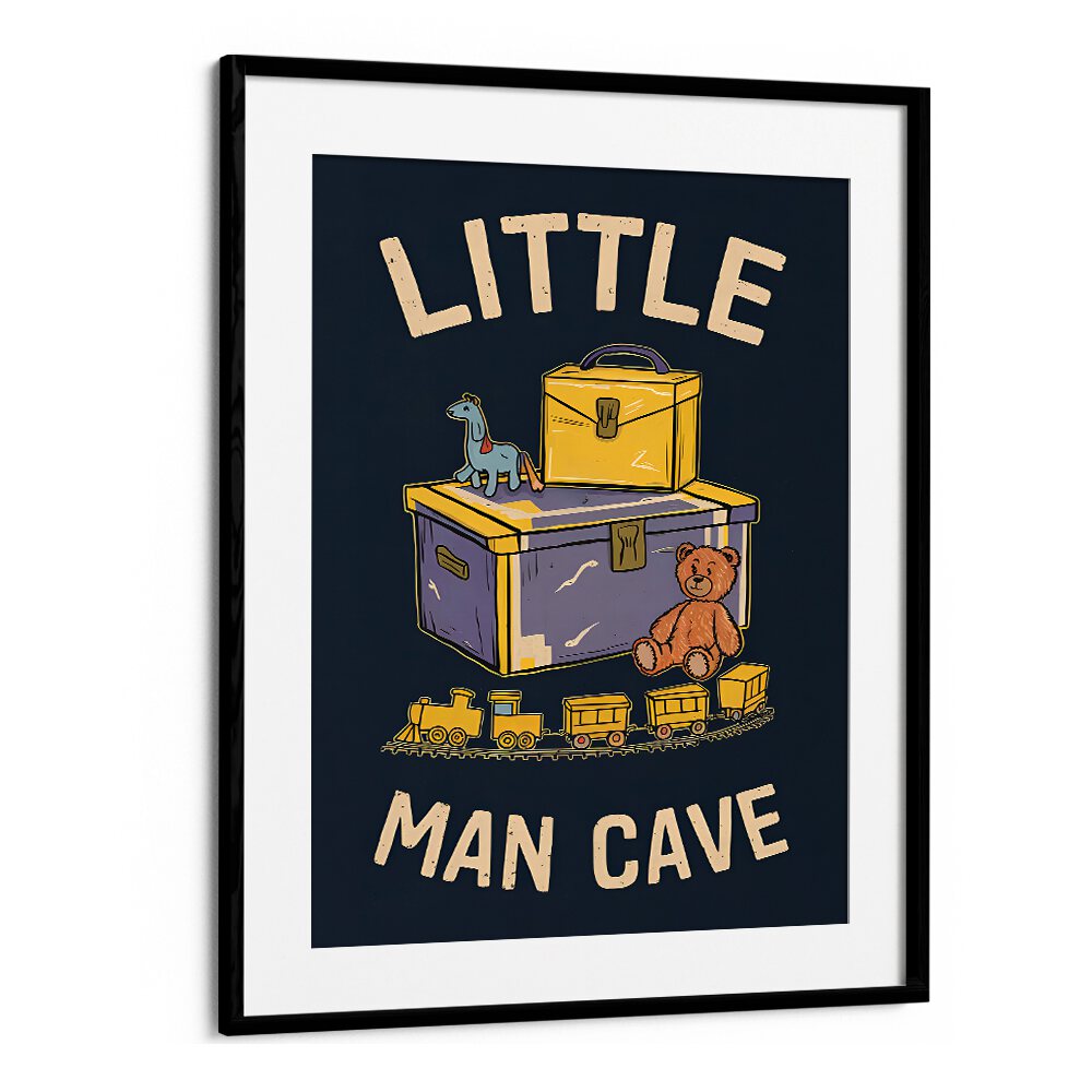 LITTLE MAN CAVE BY ANDREAS MAGNUSSON, KIDS ROOM PAINTINGS , KIDS ROOM WALL ART