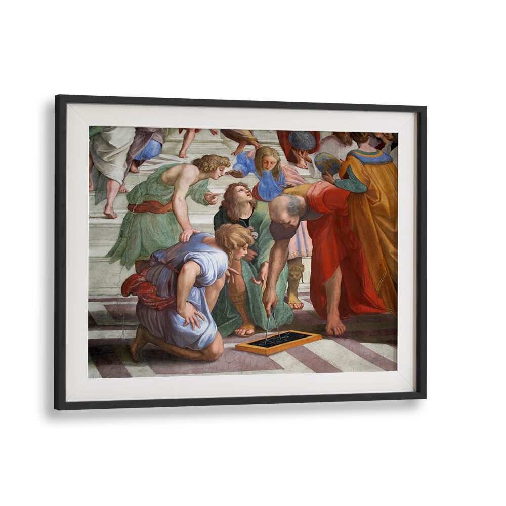 0 CHAMBRE DE RAPHAËL - ÉCOLE D'ATHÈNES - MUSÉES DU VATICAN , VINTAGE PAINTINGS