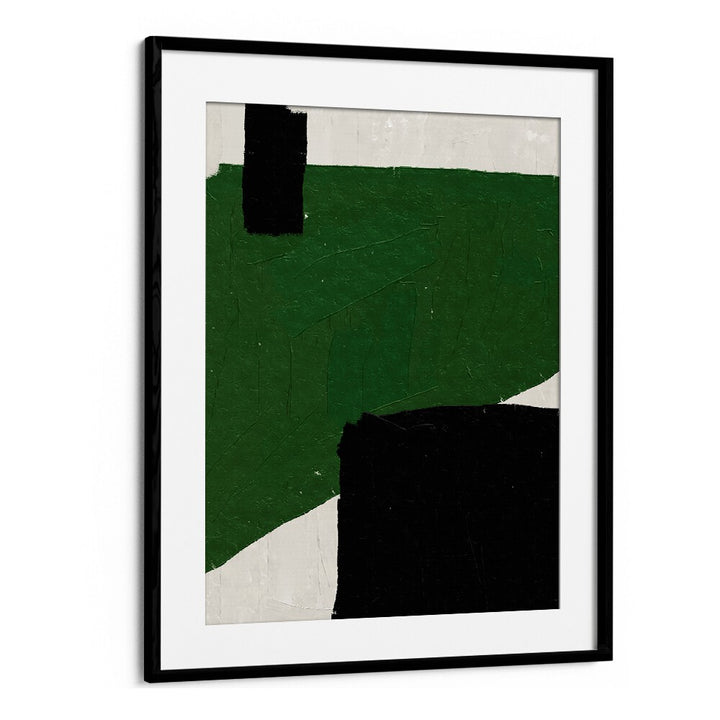 GREEN BEIGE BLACK OIL ABSTRACT PAINTING BY THE MIUUS STUDIO , ABSTRACT PAINTINGS, ABSTRACT ART PRINTS