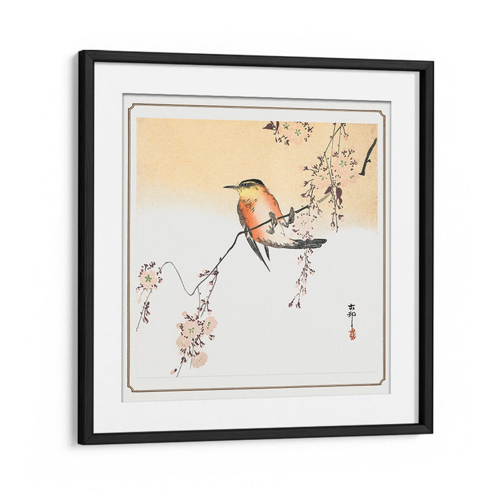 SONGBIRD AND BLOSSOMING CHERRY (CA. 1900), JAPANESE PAINTINGS , JAPANESE ART PRINTS