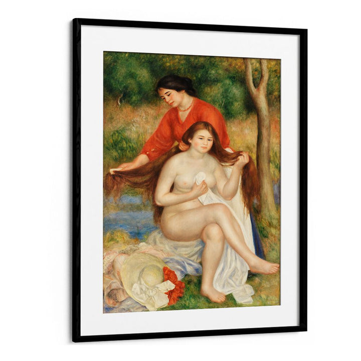 BATHER AND MAID : LA TOILETTE DE LA BAIGNEUSE (1900–1901) , VINTAGE PAINTINGS