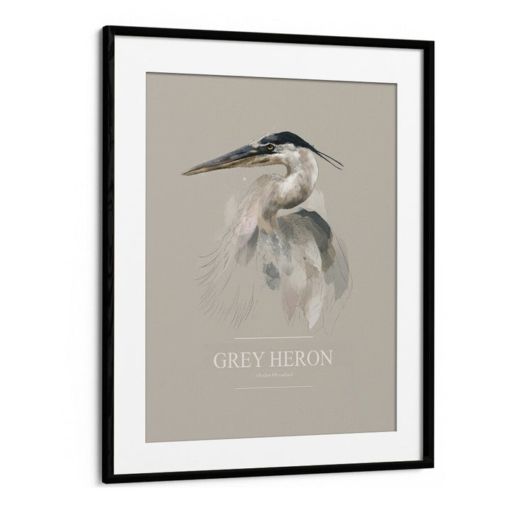 Ohara Koson painting - GREY HERON by Asianmonk