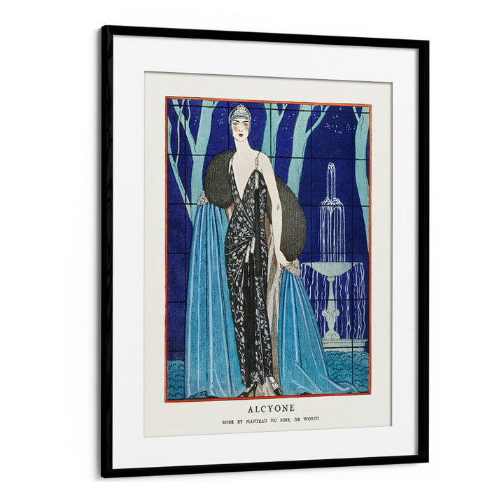 ALCYONE ROBE ET MANTEAU DU SOIR, DE WORTH (1923) , VINTAGE PAINTINGS