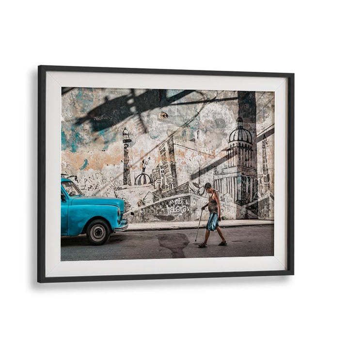 Vibrant street scene showcasing life in Havana, featured in HI HABANA, PHOTOGRAPHY PRINTS collection.