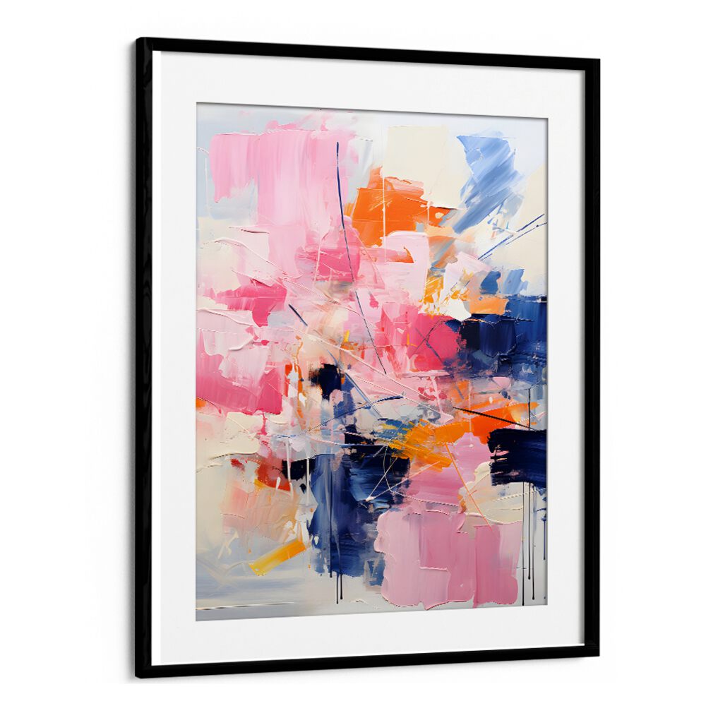 BLUSH INDIGO ABSTRACT